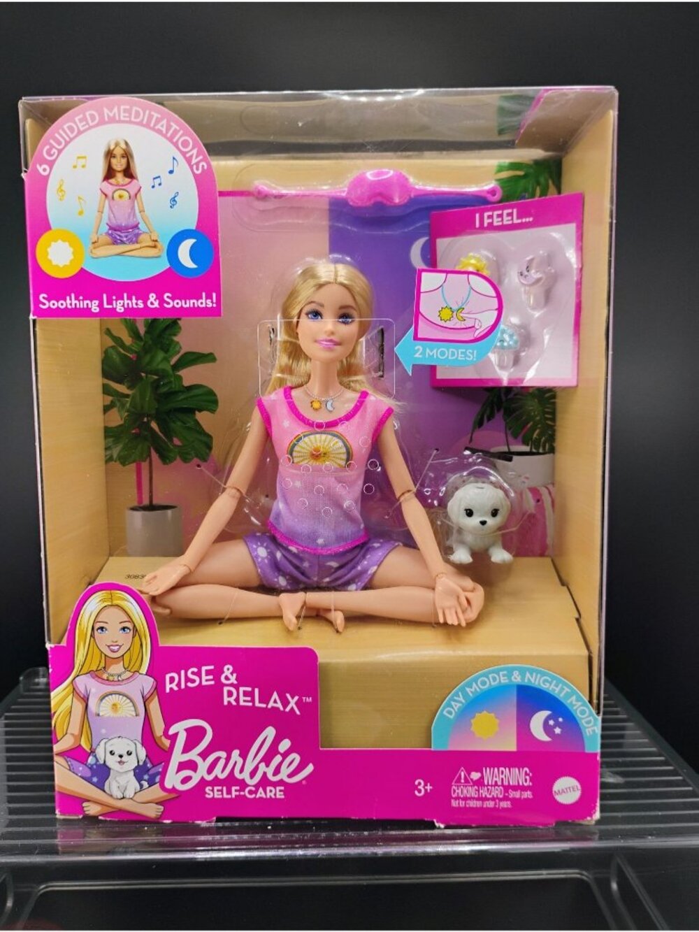 Barbie Rise & Relax Self-Care Doll With Guided Meditations